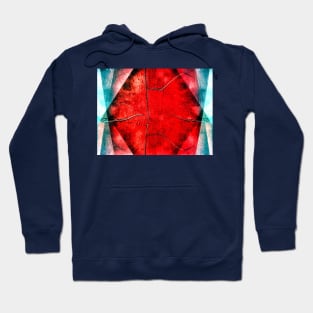 Lines in Red Hoodie